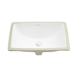 Swiss Madison Plaisir 18 in. Rectangular Under-Mount Bathroom Sink in White