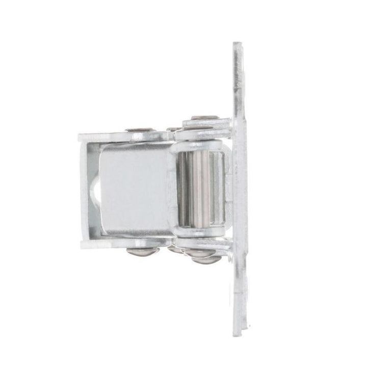 3 in. x 1-3/10 in. Bright Nickel Euro Full Overlay 90 Degree Frameless Hinge