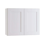 Home Decorators Collection Newport 36 in. W x 12 in. D x 24 in. H Assembled Plywood Wall Bridge Kitchen Cabinet in Pacific White with Soft Close