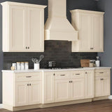 Home Decorators Collection Newport 24 in. W x 12 in. D x 36 in. H Assembled Plywood Wall Kitchen Cabinet in Blended Cream with Soft Close