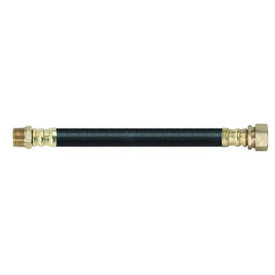 3/4 in. MIP x 5/8 in. O.D. Compression x 18 in. Polymer Braided Water Heater Connector (0.57 in. I.D.) - Super Arbor
