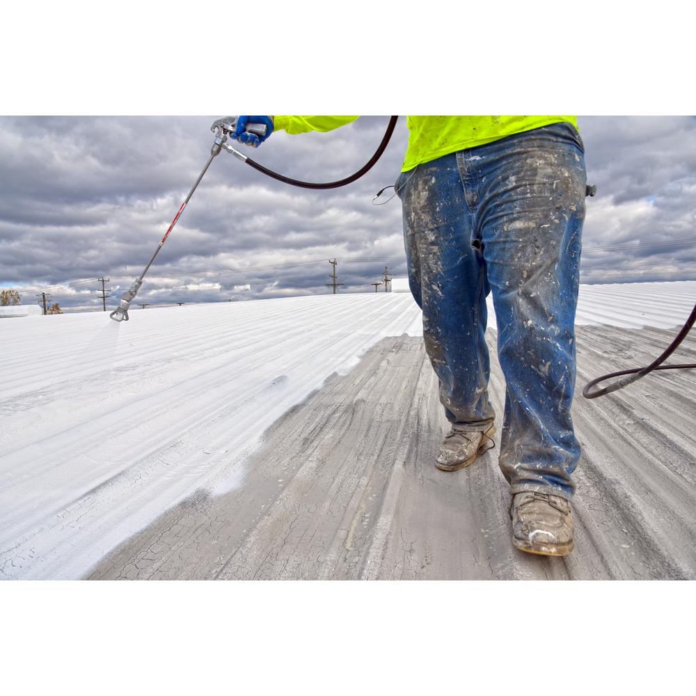 TekTop 5 Gal. Tan 100% Silicone High Solids Roof Coating - Super Arbor