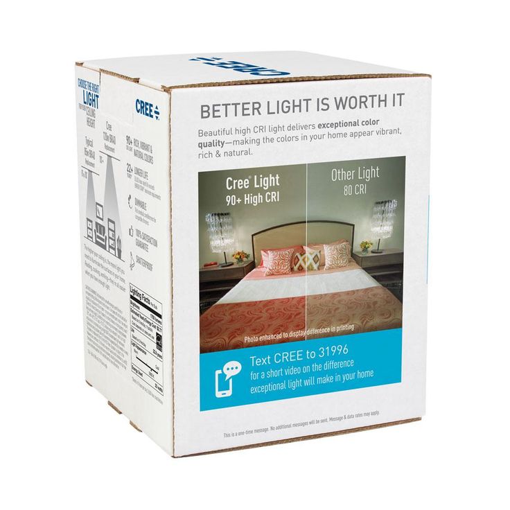 Cree 120W Equivalent Daylight (5000K) BR40 Dimmable Exceptional Light Quality LED Light Bulb