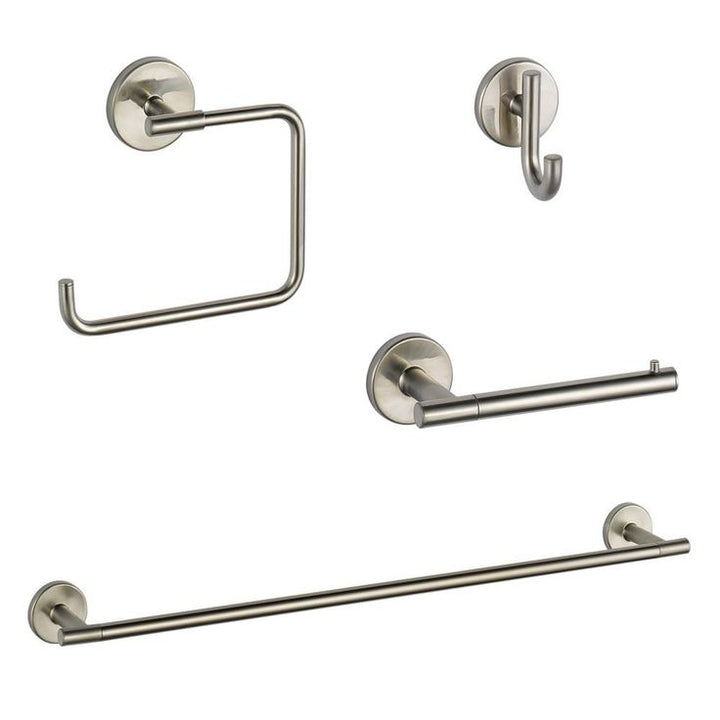 DELTA 4-Piece Trinsic Stainless Decorative Bathroom Hardware Set