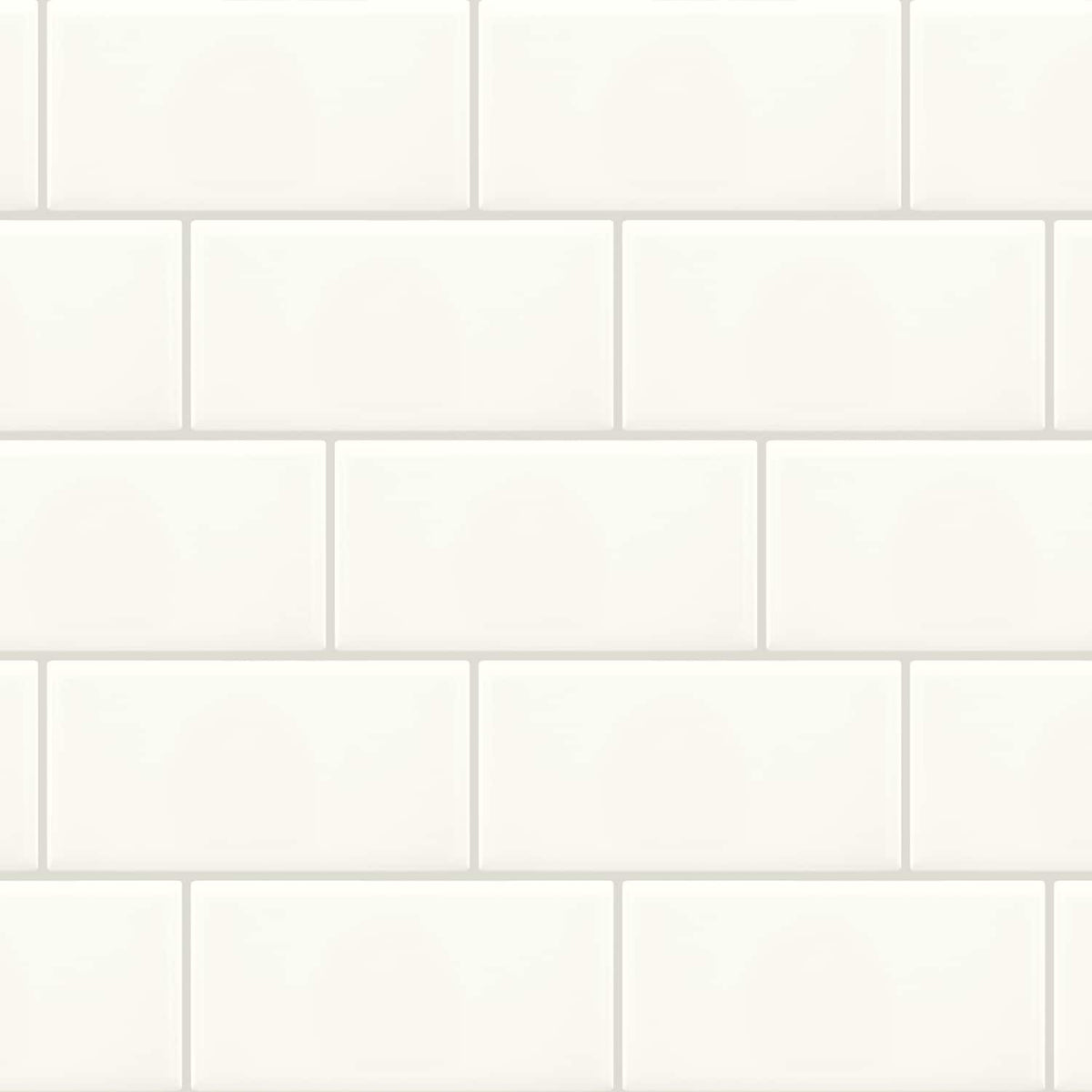 Daltile Core Classic True White 3-in x 6-in Glossy Ceramic Subway Wall Tile product image