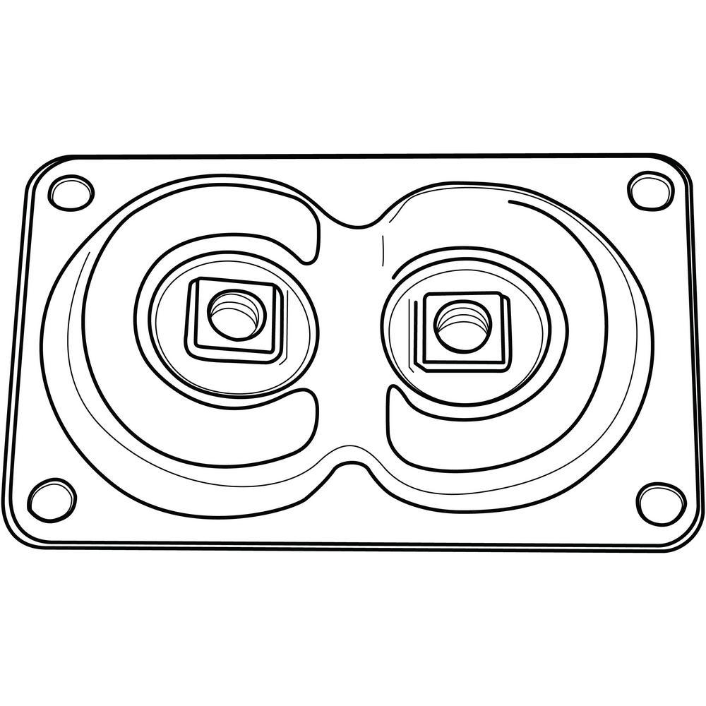 Silver Dual Top Plate Hardware - Super Arbor