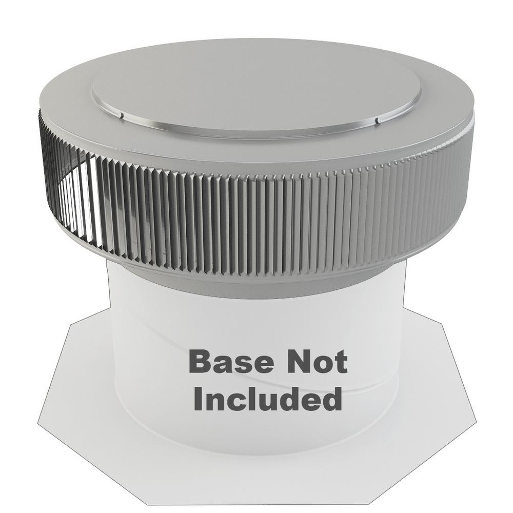 12 in. Mill Finish Aluminum No Moving Parts Retrofit Wind Turbine - Super Arbor