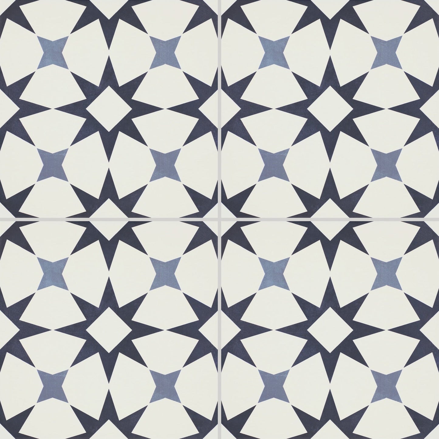 Daltile Memoir Cosmo Blue 12-in x 12-in Matte Ceramic Patterned Floor and Wall Tile product image