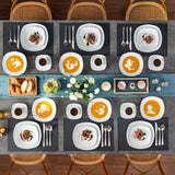 Elisa White Porcelain 30-Piece Casual Ivory White Porcelain Dinnerware Set (Service for 6)