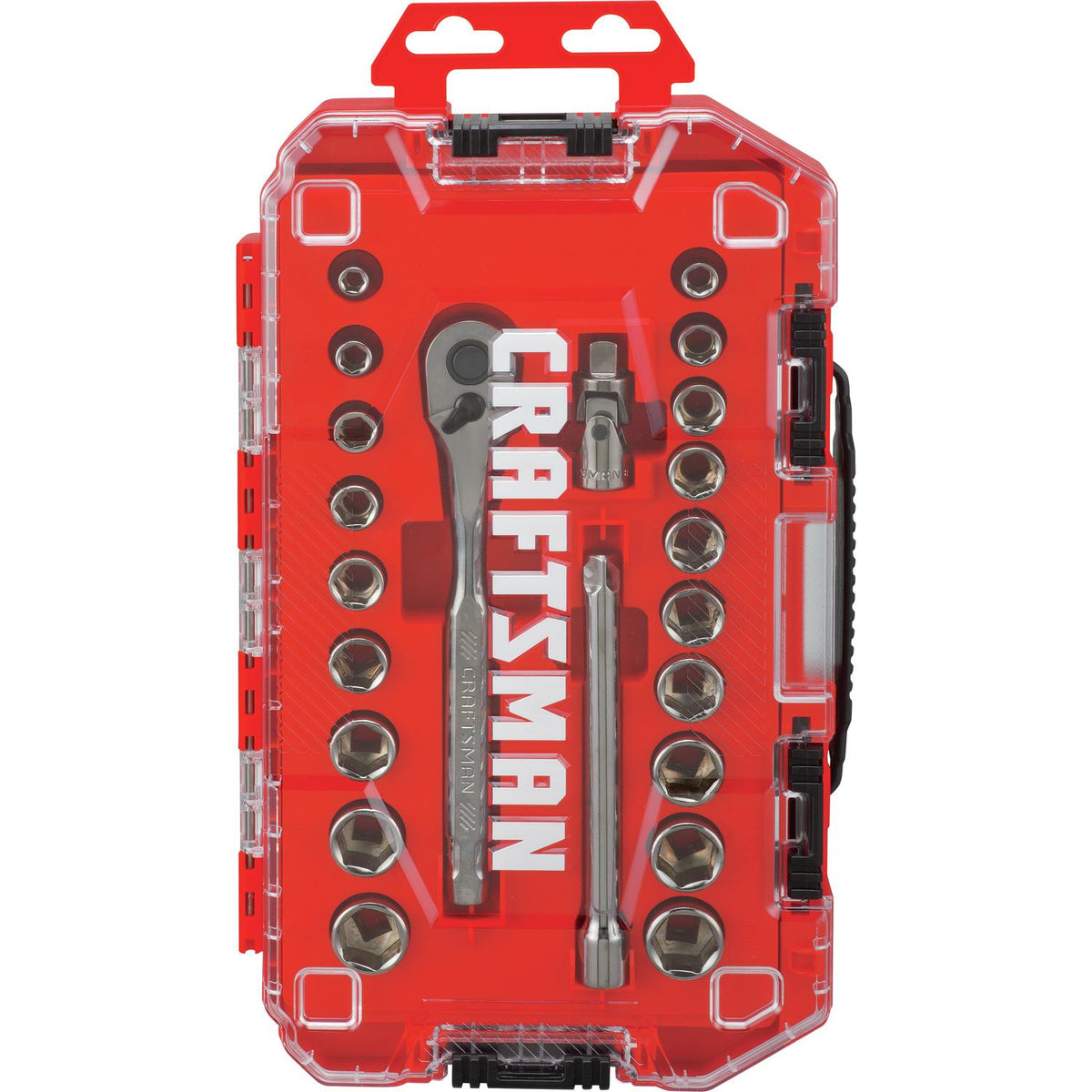 Craftsman 22 pc Metric and SAE Socket and Ratchet Set