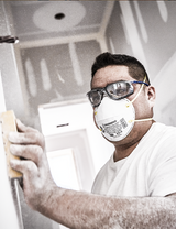 3M 3-Pack Disposable Sanding and Fiberglass Safety Mask, 8210 N95