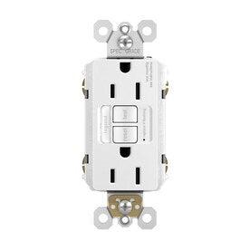 Legrand radiant White 15-Amp Decorator Tamper Resistant Night Light GFCI Residential/Commercial Outlet - Hardwarestore Delivery