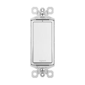 Legrand radiant 15-amp Single-pole/3-way White Rocker Illuminated Residential Light Switch - Hardwarestore Delivery