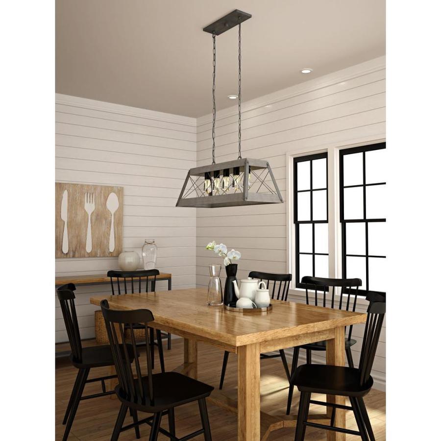 Progress Lighting Bradberry 5-Light Antique White and Galvanized Transitional Chandelier - Super Arbor