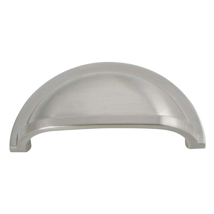 Williamsburg Collection 3 in. (76 mm) Stainless Steel Cabinet Door and Drawer Cup Pull (10-Pack)