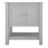 Gazette 30 in. W Bath Vanity Cabinet Only in White - Super Arbor