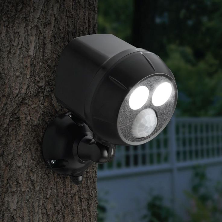 Mr Beams Outdoor UltraBright 450 Lumen Battery Powered  Motion Activated Integrated LED Spotlight, Brown