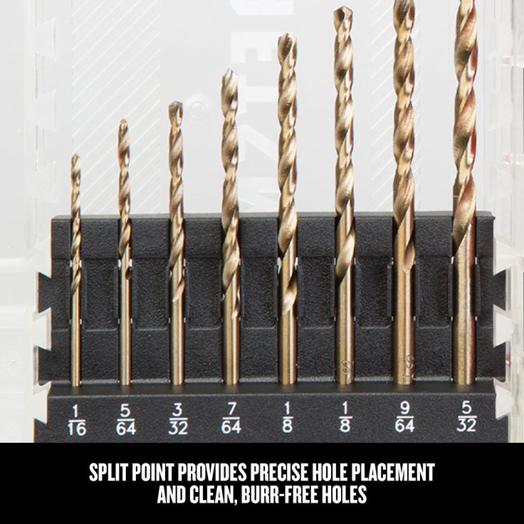 CRAFTSMAN 14-Piece Assorted Gold Ferrous Coated HSS Twist Drill Bit Set