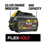 FLEXVOLT 60-Volt MAX Lithium-Ion Cordless Brushless Reciprocating Saw with (1) Battery 2Ah, Charger and Contractor Bag
