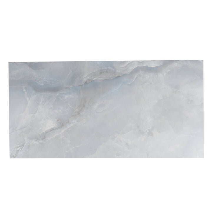 Apollo Tile Splendor Celestine Blue 24-in x 48-in Honed Porcelain Encaustic Floor and Wall Tile product image