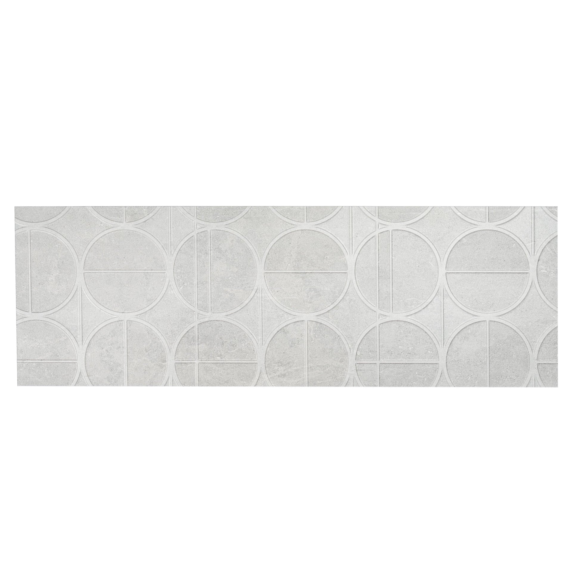 Apollo Tile Imprint Soft Cloud White 16-in x 48-in Matte Ceramic Encaustic Wall Tile product image