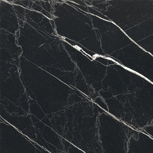 Apollo Tile Regalia Nero Black 24-in x 24-in Matte Porcelain Encaustic Floor and Wall Tile product image