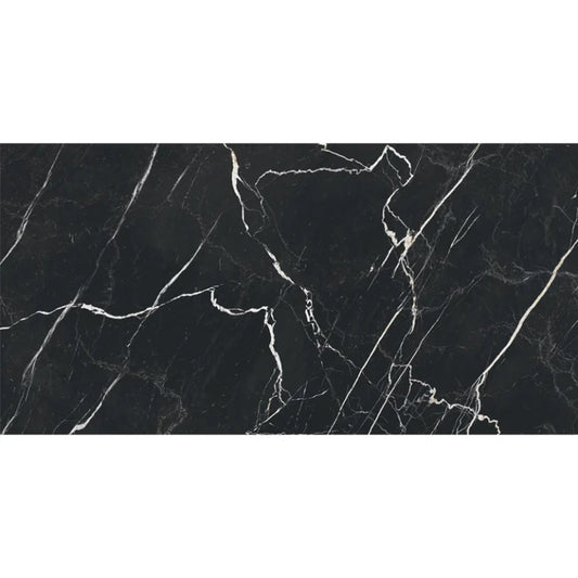 Apollo Tile Regalia Nero Black 24-in x 48-in Matte Porcelain Encaustic Floor and Wall Tile product image