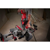 M18 FUEL 18-Volt Lithium-Ion Brushless Cordless 10 in. Dual Bevel Sliding Compound Miter Saw Kit with Extra Blade