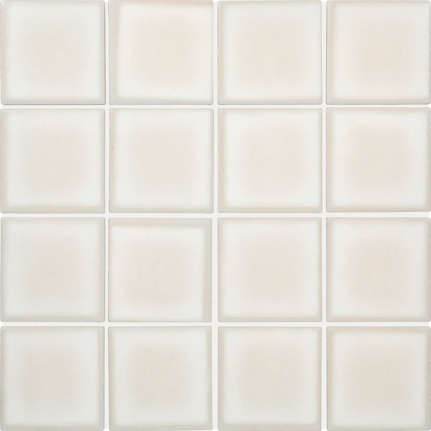 Daltile Vistaframe Natural White 12-in x 12-in Matte Ceramic Brick look Mosaic Floor and Wall Tile product image