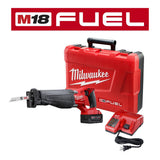 M18 FUEL 18-Volt Lithium-Ion Brushless Cordless SAWZALL Reciprocating Saw Kit with (1) 5.0Ah Batteries, Charger and Case - Super Arbor