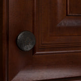 1-1/4 in. Dia Oil Rubbed Bronze Round Hammered Cabinet Knob (10-Pack) - Super Arbor