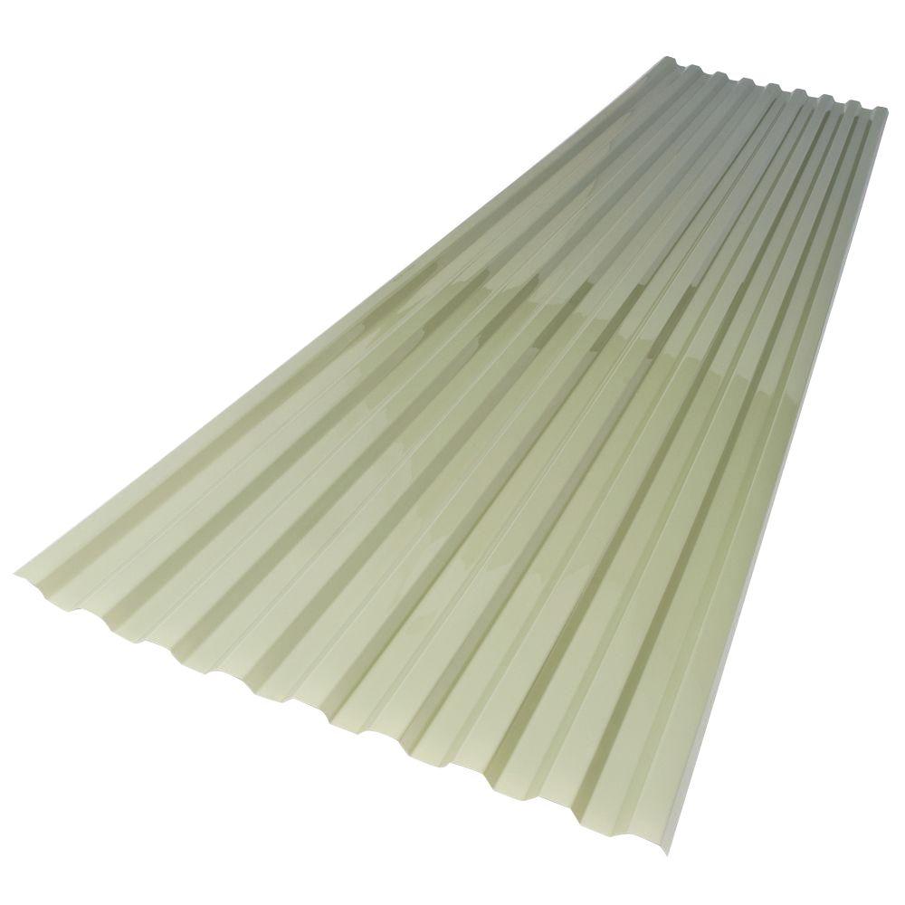 6 ft. x 26 in. Polycarbonate Roof Panel in Bronze - Super Arbor