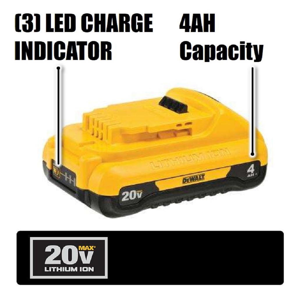 20-Volt MAX Lithium-Ion 4.0 Ah Compact Battery Pack