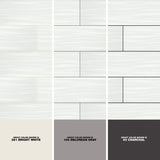 Sapheda Riptide Satin 4 in. x 16 in. Matte Ceramic Stone Look Wall Tile (17.76 sq. ft./Case)
