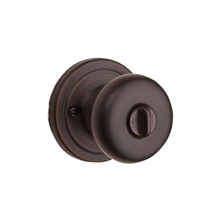 Kwikset SmartKey Juno Venetian Bronze Entry Lockset ANSI/BHMA Grade 2 KW1 1-3/4 in.