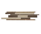 Stone Decor Mythical Metal 3 in. x 16 in. Glass and Metal Decorative Accent Tile (0.28 sq. ft. / piece)