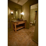 Premier Copper Products Rectangle Skirted Hammered Copper Vessel Sink in Oil Rubbed Bronze