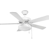Fan Light Kits Collection 2-Light White Ceiling Fan Light Kit