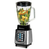 Kitchen Magic Collection 50 oz. 10-Speed Blending Programs Black Glass Jar Blender