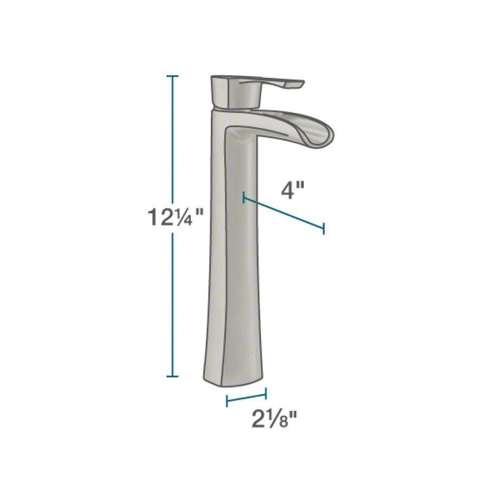 Porcelain Vessel Sink in White with 7007 Faucet and Pop-Up Drain in Brushed Nickel - Super Arbor