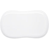 Stadia 13 in. x 7 in. White Melamine Platter (12-Pack)