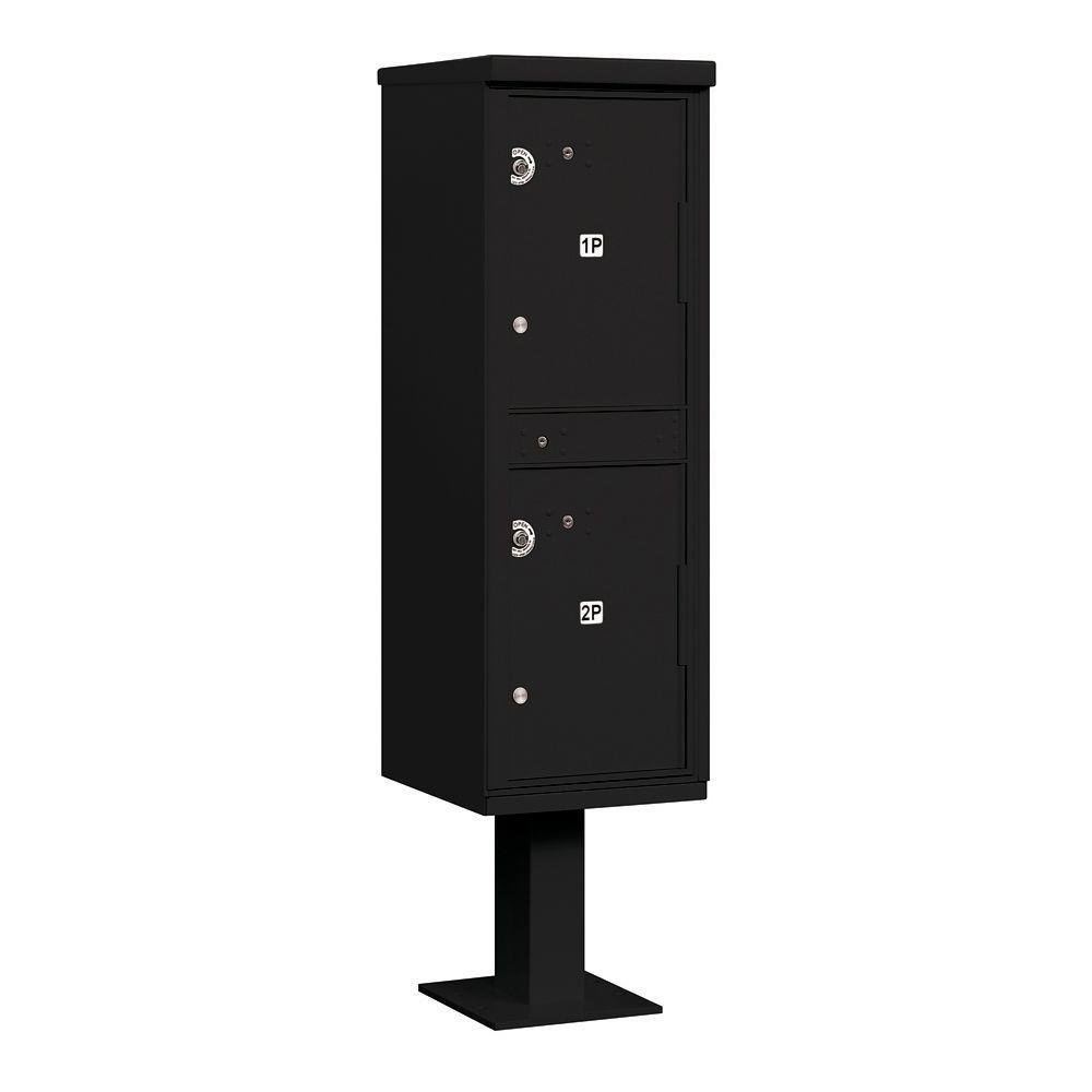 3300 Series USPS 2-Compartments Outdoor Parcel Locker in Gray - Super Arbor