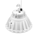 Commercial Electric 11 in. White Integrated LED Low Bay Light with Uplight, at 9000 Lumens, 5000K Daylight