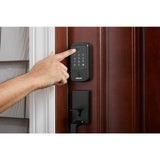 Defiant Hubspace Matte Black Square Biometric Fingerprint Electronic Touchpad Deadbolt
