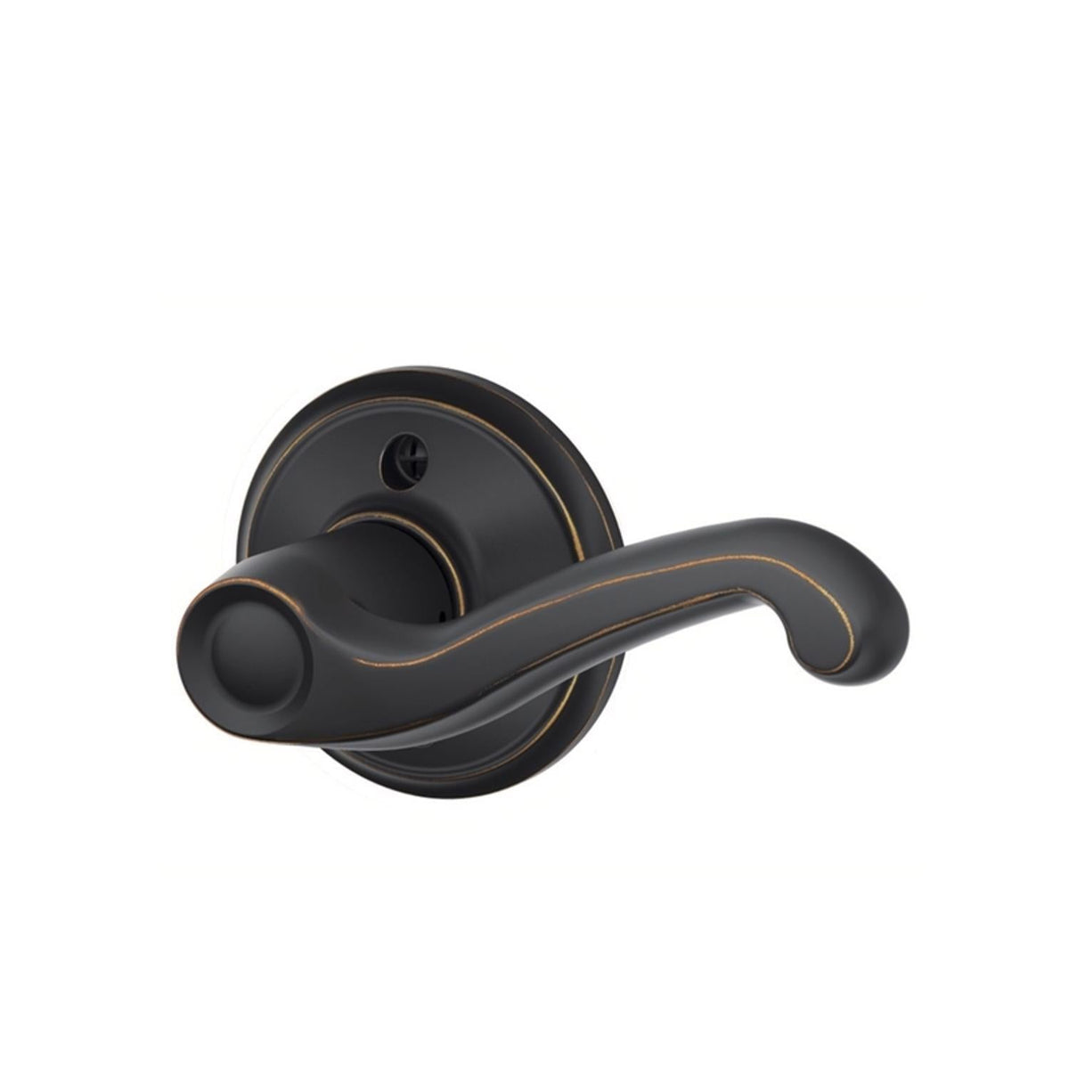 Schlage Aged Bronze Dummy Lever – Right Handed