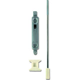 12 in. Flush Bolt with 1/4 in. Offset in Aluminum - Super Arbor