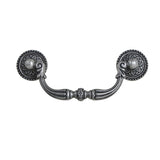 Utopia Alley Tipton Drop Cabinet Center-to-Center Pull, Antique Iron, 3.8