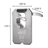 3M Claw Silver Drywall Picture Hanger, 25 lb Capacity, 1 Pack