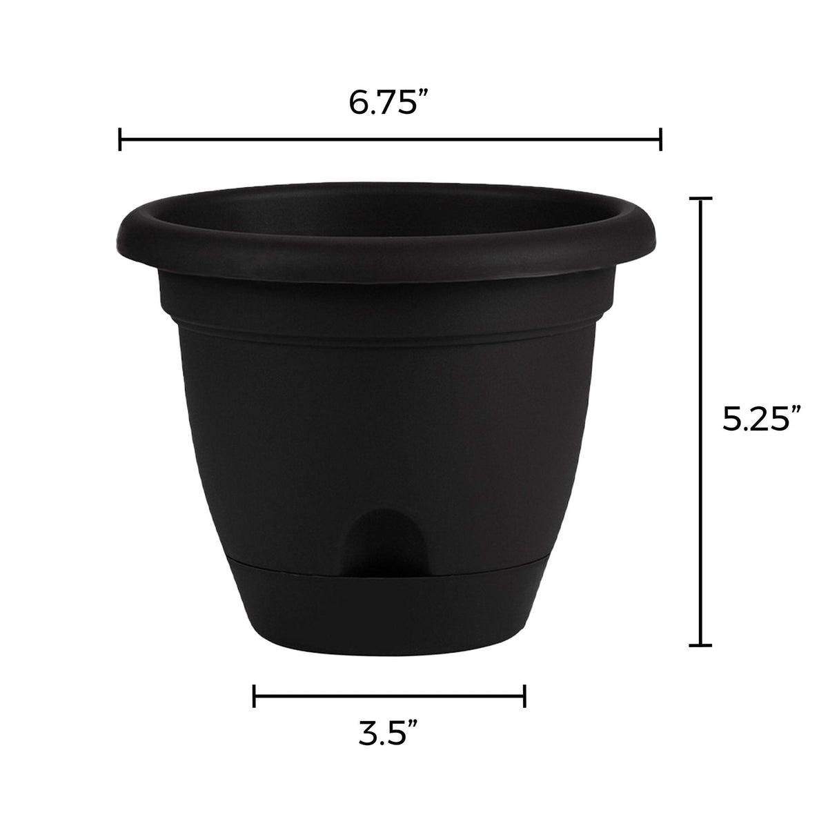 Bloem Freesia Planter w/ Saucer 12" Classic Blue