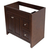 Brinkhill 36 in. W x 34 in. H x 22 in. D Bath Vanity Cabinet Only in Cognac - Super Arbor